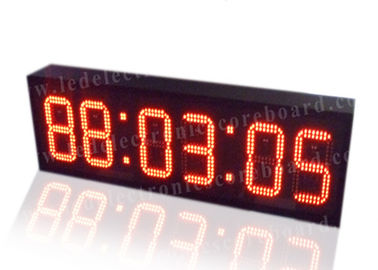최고 광도 빨간 디지털 시계, 기차역을 위한 디지털 방식으로 시간 기록계