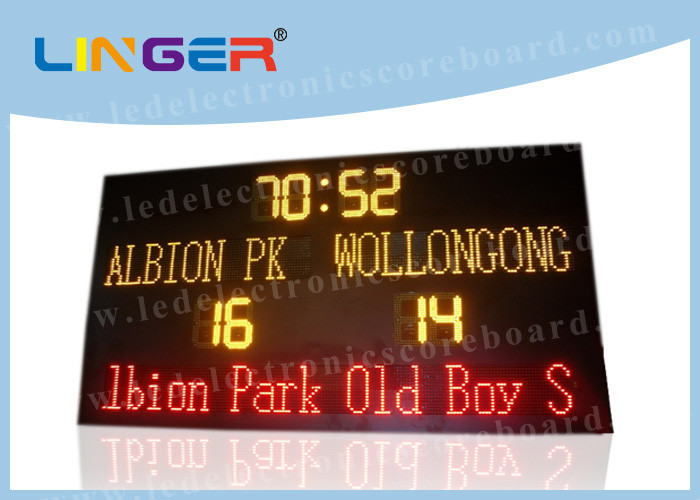 P16mm LED Electronic Scoreboard For Basketball Iron Waterproof Cabinet