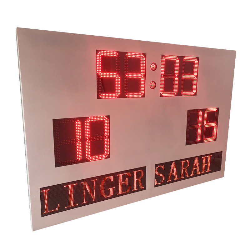 Custom DIP Digit Indoor Outdoor Portable Scoreboard With Led Team Name